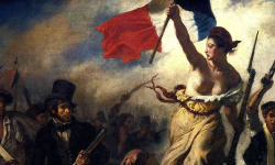 Painting la liberté guidant le peuple 